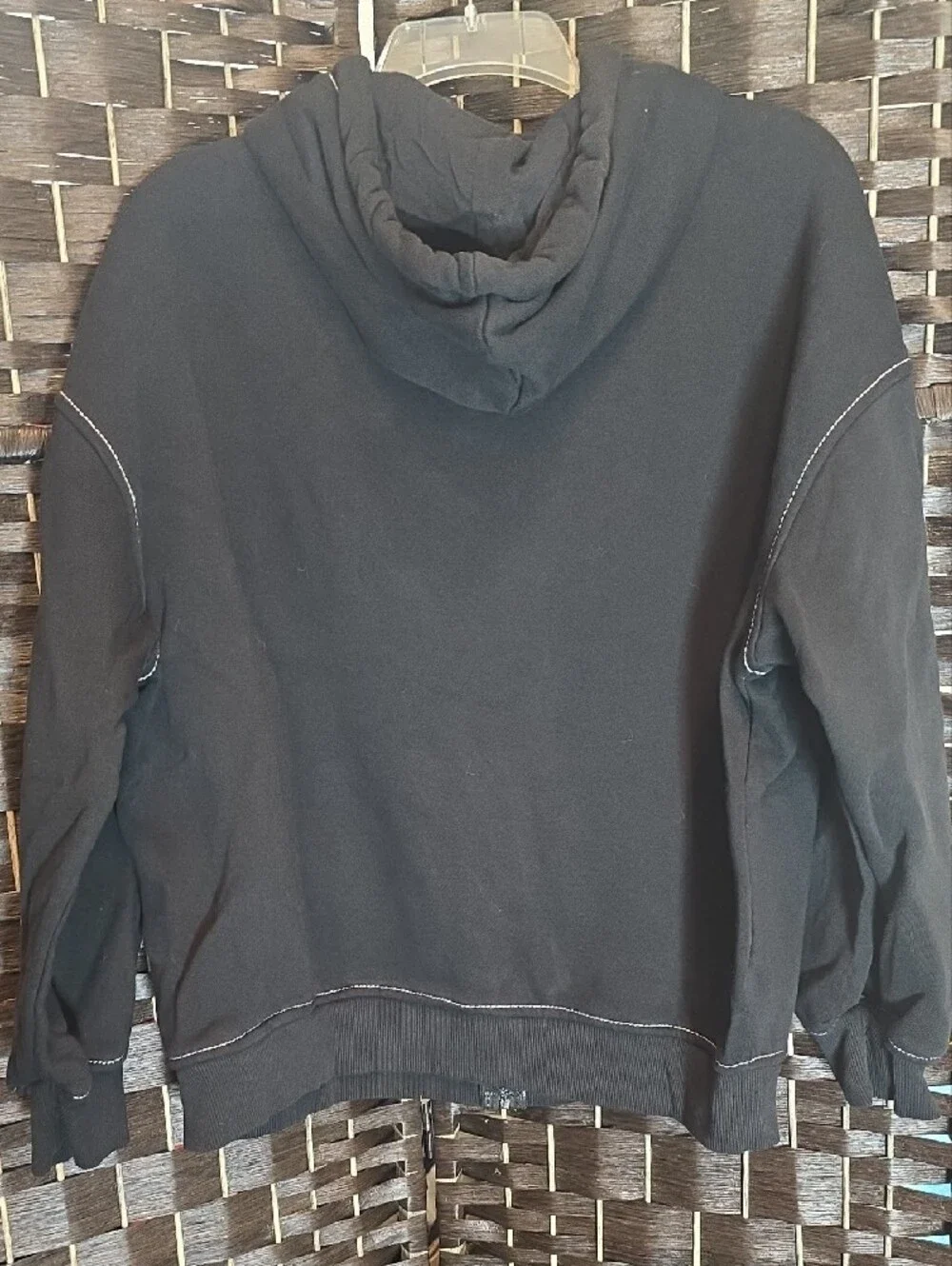 True Religion Men's Big T World Tour Vintage Full-Zip Hoodie, EUC, XS